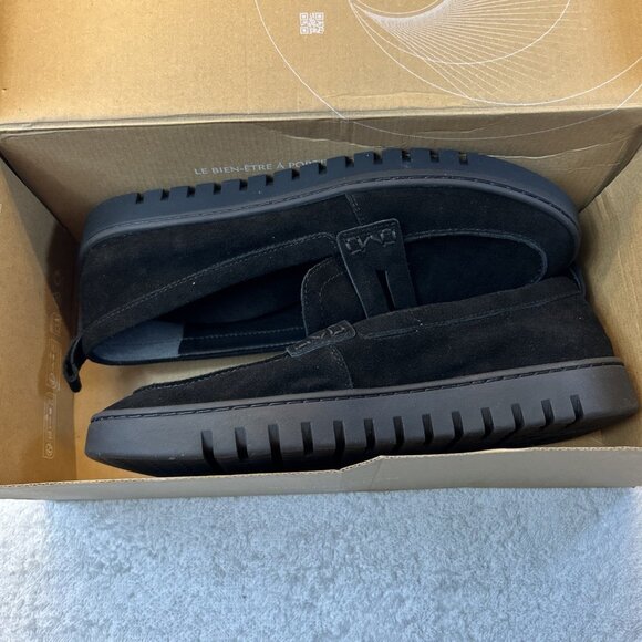 Vionic Uptown Slip On Black Suede Black Sole Women SZ 7 New in Box - Picture 8 of 10